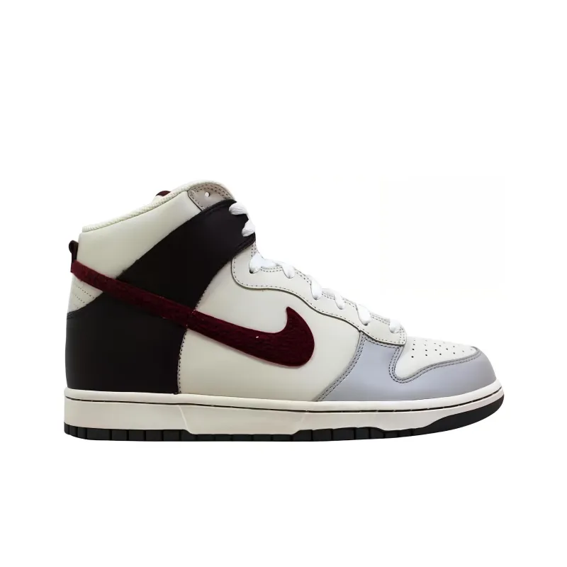 Nike Dunk High Neutral Grey/Deep Garnet Sail-1