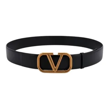 Valentino VLogo Signature Buckled Belt