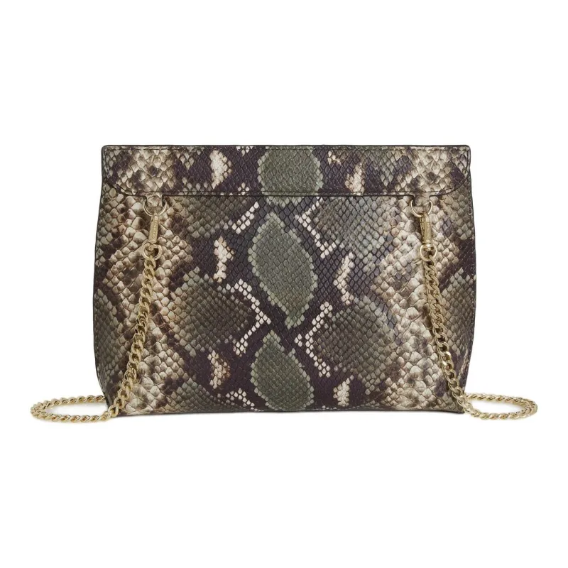 Strathberry Calfskin Shoulder Bag Crossbody Bag Regular Women's Gray Green-2