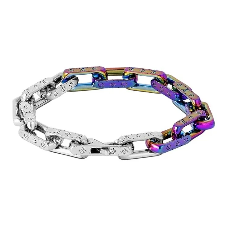 LOUIS VUITTON Chain Bracelet Monogram-1