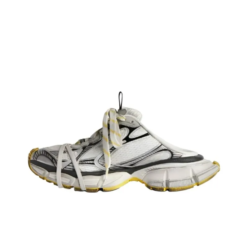 Balenciaga 3XL Wrap toe Slippers Women's Gray-0