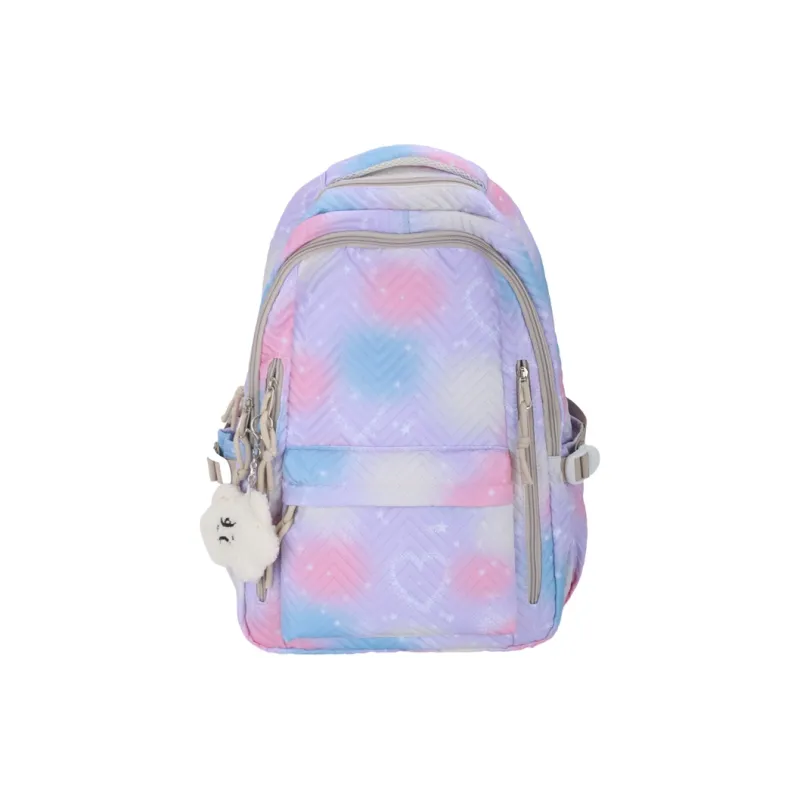 Venerable Brahma Nylon Backpack Women's Black/Purple/Green/Blue/Pink-10
