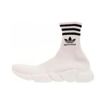Balenciaga X Adidas Logo Embroidered Sock Sneakers