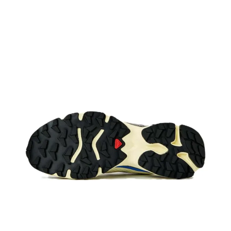 SALOMON x MM6 Maison Margiela XT-4 Slip-Resistant Mules Closed-Toe Slippers Unisex Light Yellow Gray-4