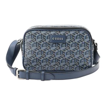 GUESS Polyurethane Camera Bags Crossbody Bag Shoulder Bag Medium Size Men's Dark Blue