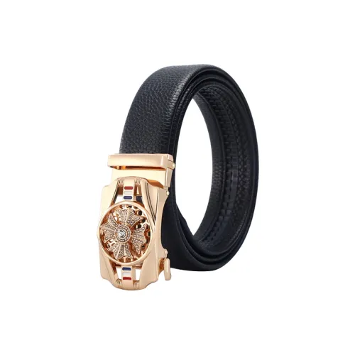 JONNY MOORE Alloy Leather Belts Men's 3.5