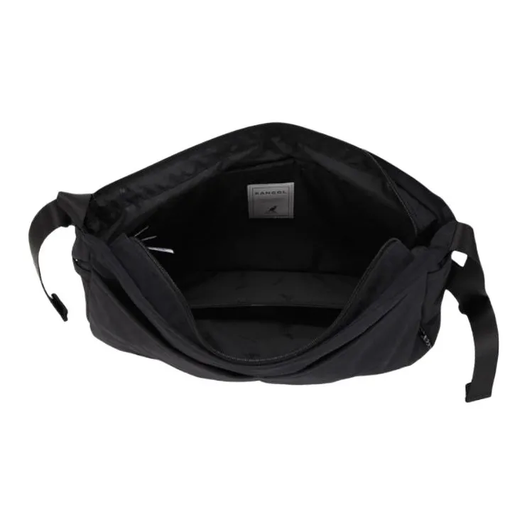 KANGOL Nylon Messenger Bag Crossbody Bag Shoulder Bag Men's Black-2