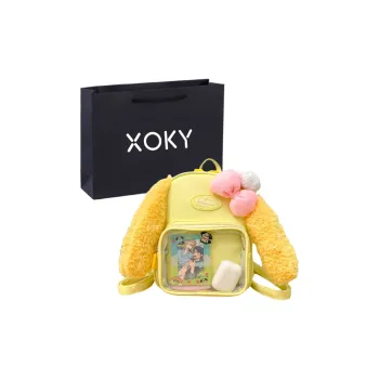 XOKY PU Backpack Medium Size Women's Yellow