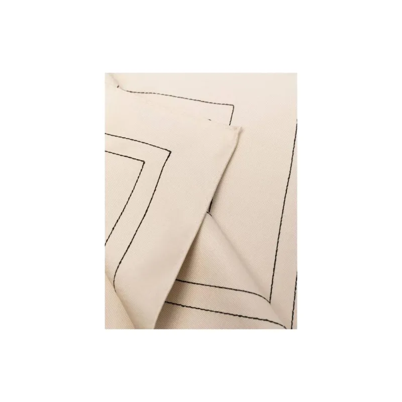 TOTEME Silk Silk Scarves Women's Beige-2