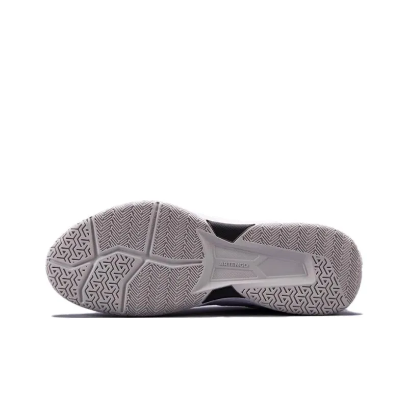 DECATHLON Cushioning Wear Resistant Low Top Training Shoes Men's White-4