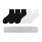5 Pack[Short Black 3-Short White 2][Mesh Back]