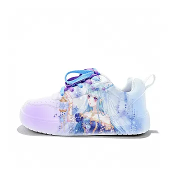 Cold Cicadas Yesterday Lightweight And Breathable Low Top Skateboard Shoes Unisex White Blue Purple