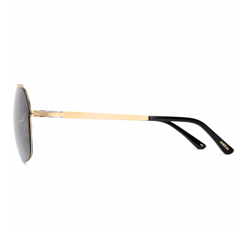 Mita Stainless Steel Round Sunglasses Unisex-5