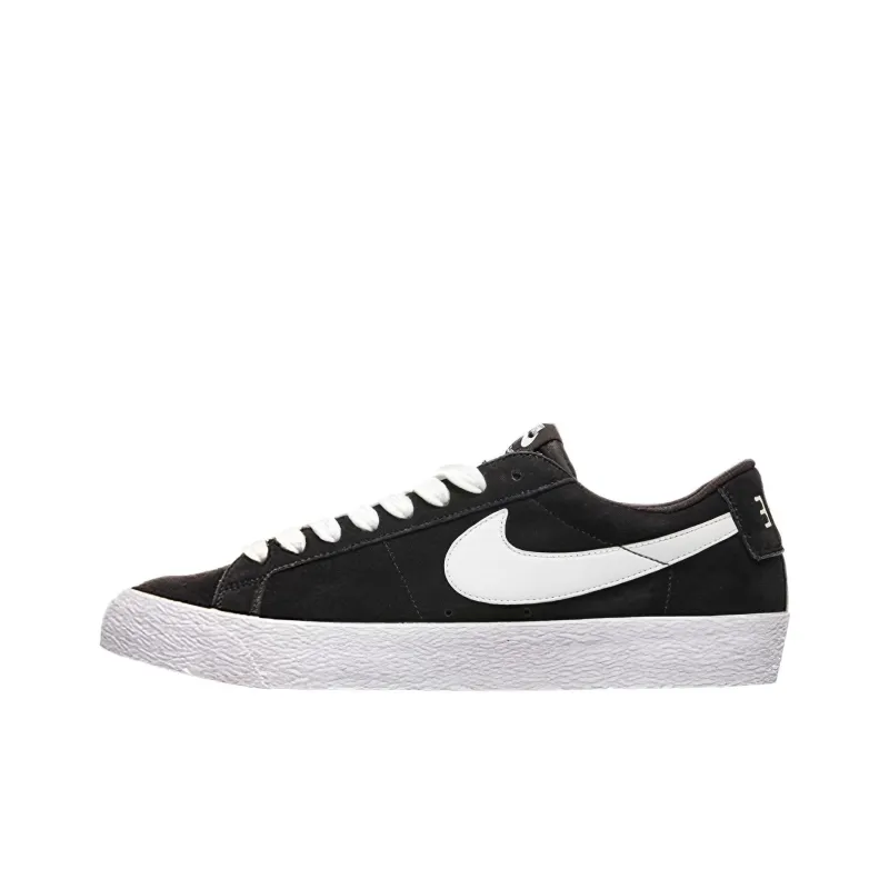 Nike Sb Blazer Low Black White-0