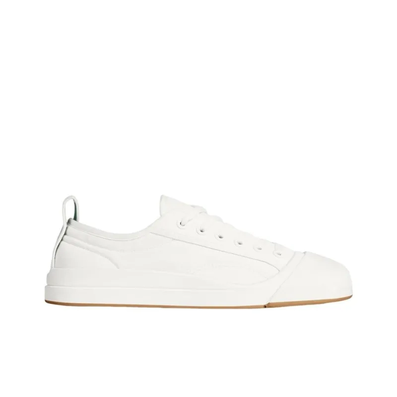 Bottega Veneta Vulcan Stylish Skateboarding Shoes Women's White-1