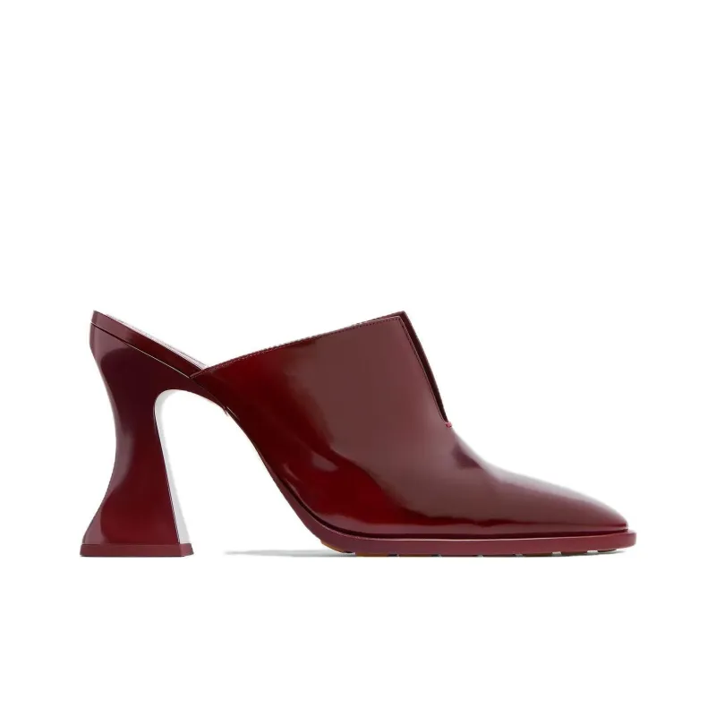 Bottega Veneta Wrap toe Slippers Women's Red-1