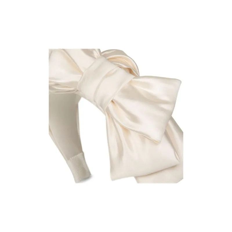 Jennifer Behr Karmen Bow Silk Headband-1