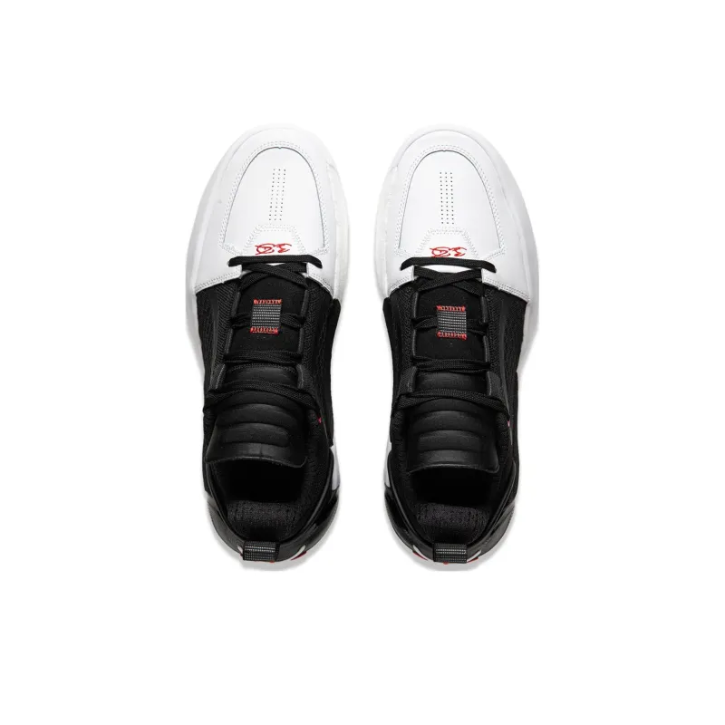 LINING Full City 12 ENCORE Basketball Shoes Men Low Top Black White-3