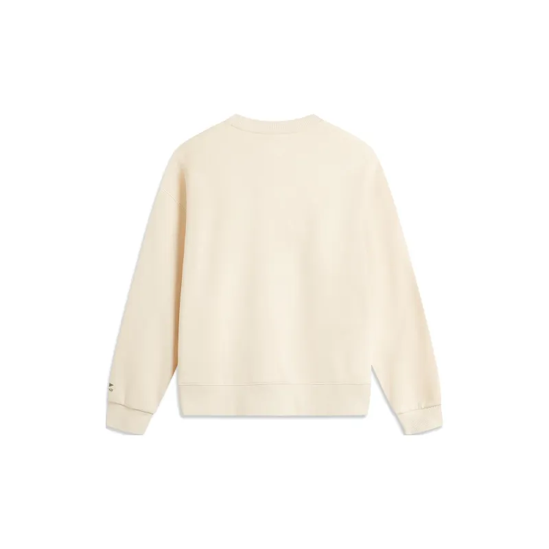 LiNing Sports Life Collection Sweatshirt Women's Swan White-1