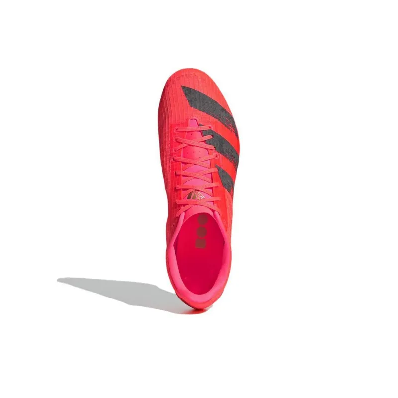 Adidas Adizero MD Cushioning Anti-Slip And Wear-Resistant Low-Top Sprint Running Shoes Unisex Red-3
