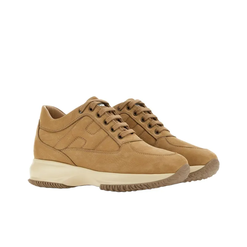 HOGAN Interactive Low Top Casual Shoes 5.5cm Women's Light Umber-2