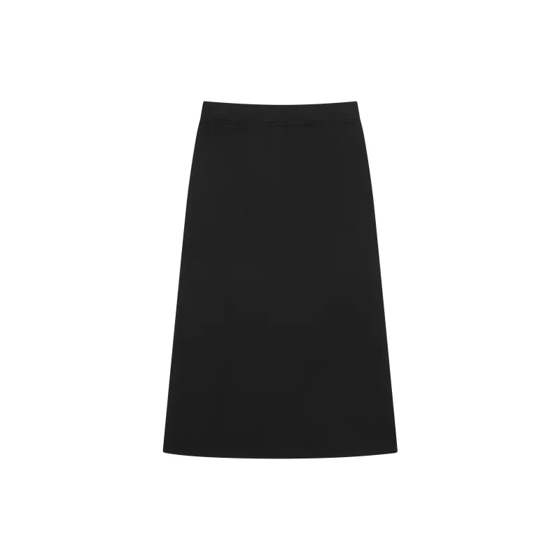 Champion Knitted Fabric Half Length Long Skirt US Version Women's-1