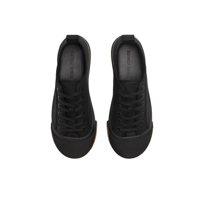 Bottega Veneta Low Top Stylish Skateboarding Shoes Men's Black-1