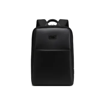 QRST Polyester Backpack Laptop Bag Backpack Regular Men's Black