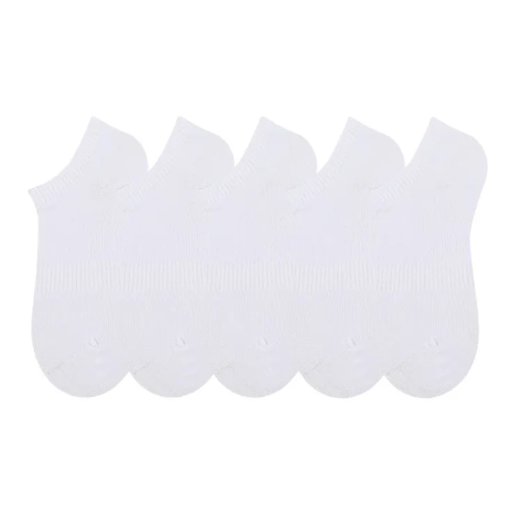 COTTON CHEESE No-Show Socks Unisex 5 Pack-0