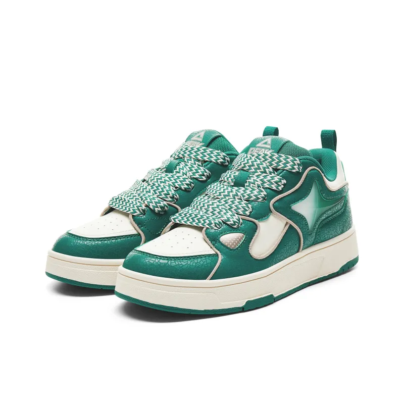 PEAK Skateboard Shoes Men Low Top Peace Green-2