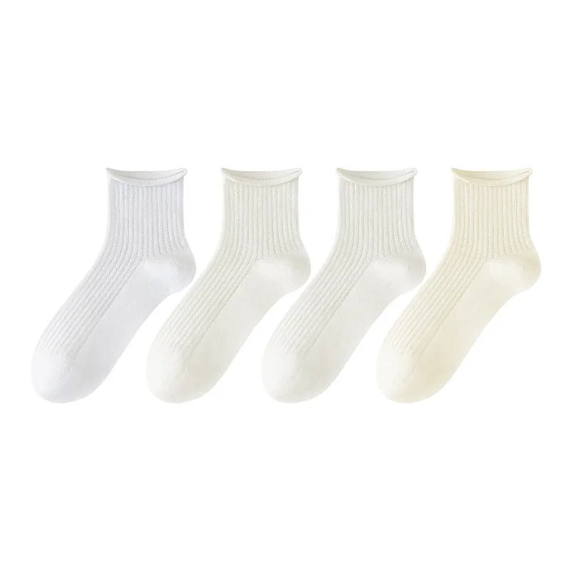 XXLLG Mid Calf Socks Women's 4 Pack-6