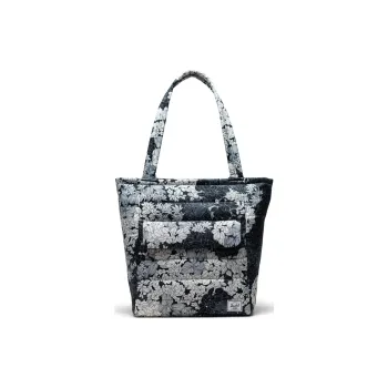 Herschel Recycled Fabric One Shoulder Handbag Unisex Mosaic Black