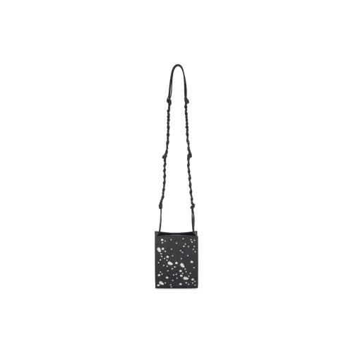 JIL SANDER Tangle Suede Messenger Bag Crossbody Bags Womens Deep Sand