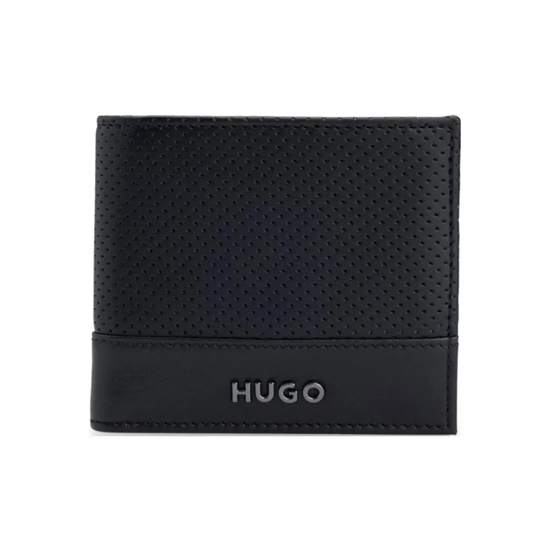 HUGO BOSS Leather Wallet Men's Black-0