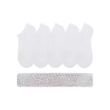 5 Pack (White) with Mesh Cut-Out Sole