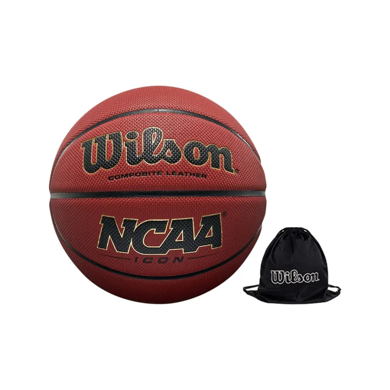 Wilson NCAA PU Basketball Red Brown Size 7 Ball Training Unisex-6