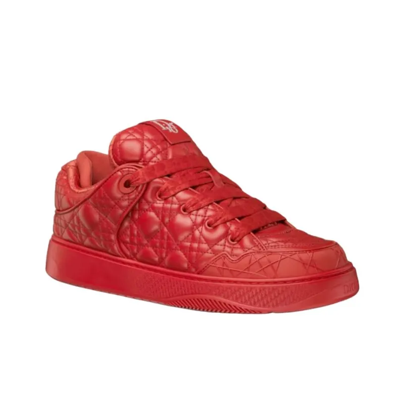 DIOR B9S Puffy Skateboard Shoes Low Top Skateboard Shoes Men's Red-2