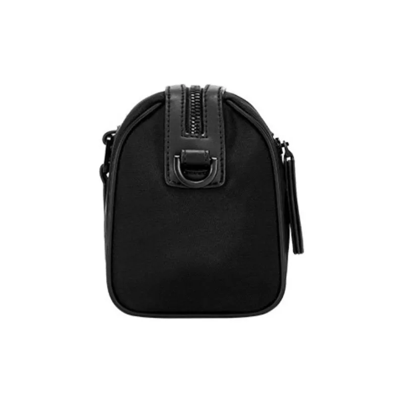 Hush Puppies Fabric Shoulder Bag Men's Black-3