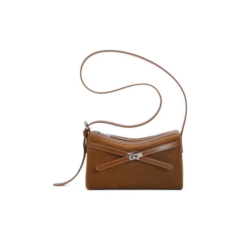 BELLE Artificial Leather Crossbody Bag Medium Size Women's Multicolor-4