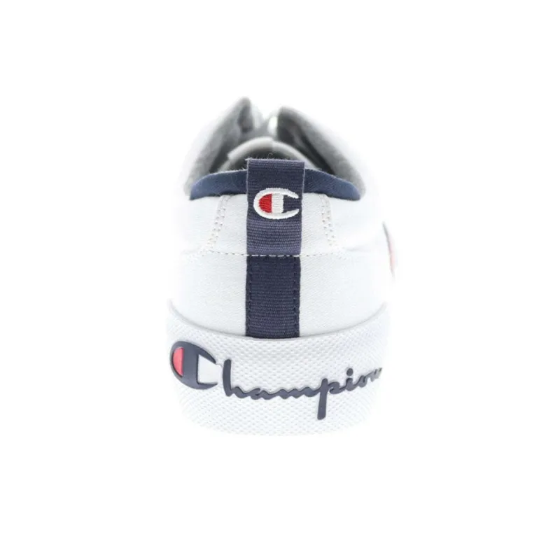 Champion Low Top Skateboard Shoes Men's White-4