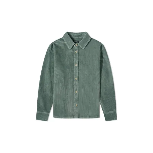 A.P.C Jackets Men Green