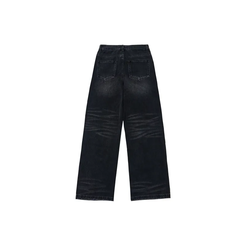 METARICOTTA Jeans Unisex Black Gray Color-1