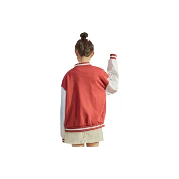 Tonlion Baseball Jacket Women's Berry Red