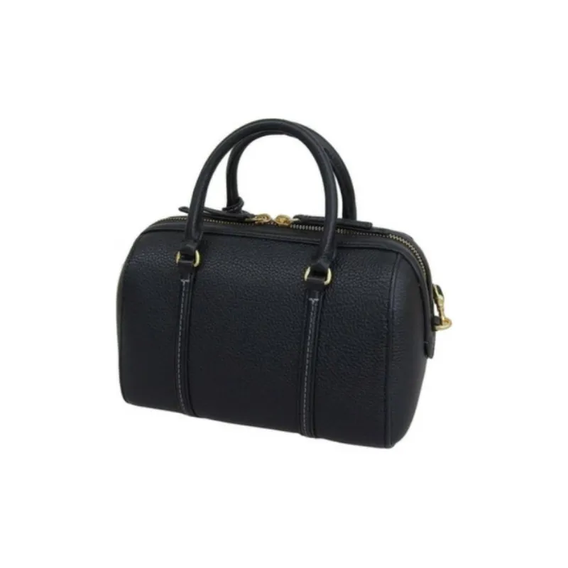 TORY BURCH Thea Leather Shoulder Bag, Crossbody Bag, Handbag Regular Women's Black-2