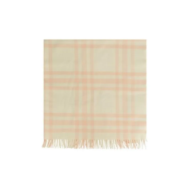 Burberry Checked Fringed Blanket-0