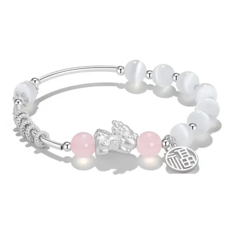 Noritake Obsidian Jade Bracelets Unisex-2