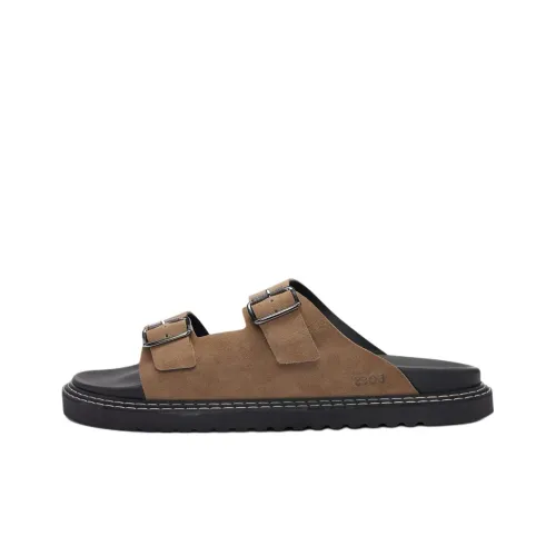 HUGO BOSS Slide Slippers Men's Brown