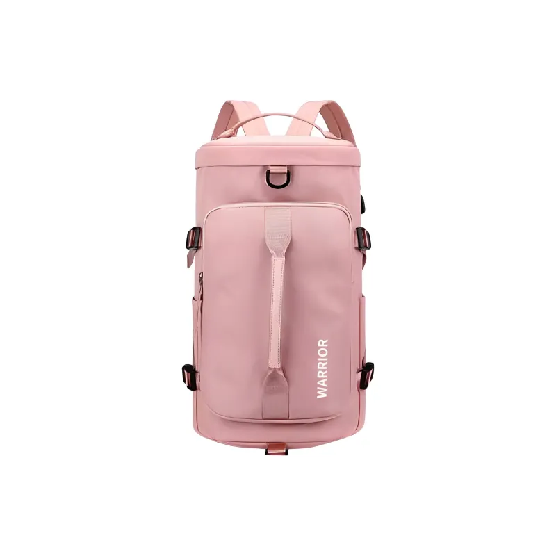 Warrior Nylon Travel Bag Regular Unisex Pink/Black-0