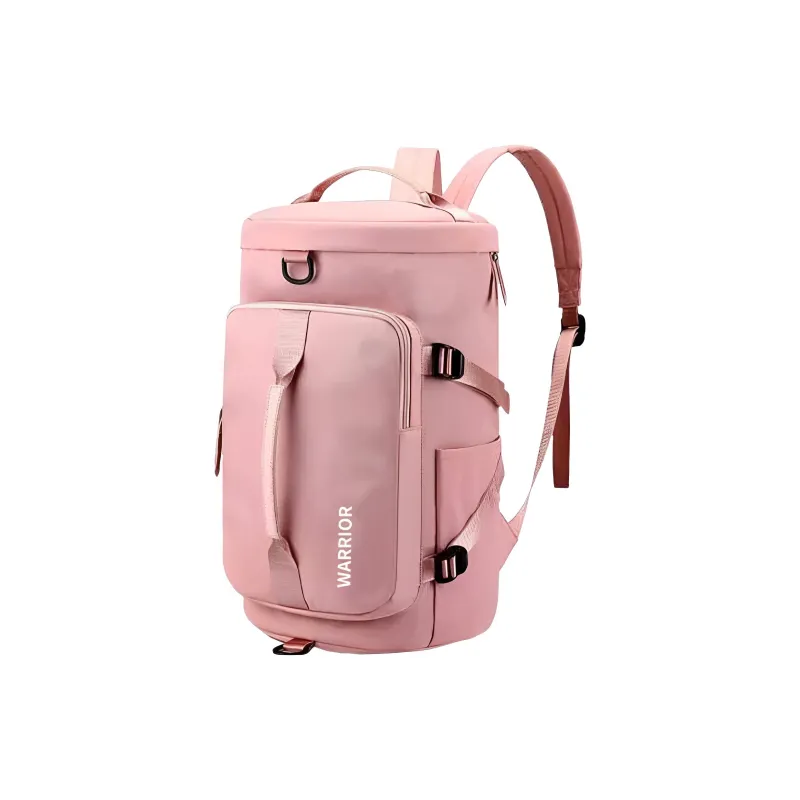 Warrior Nylon Travel Bag Regular Unisex Pink/Black-1