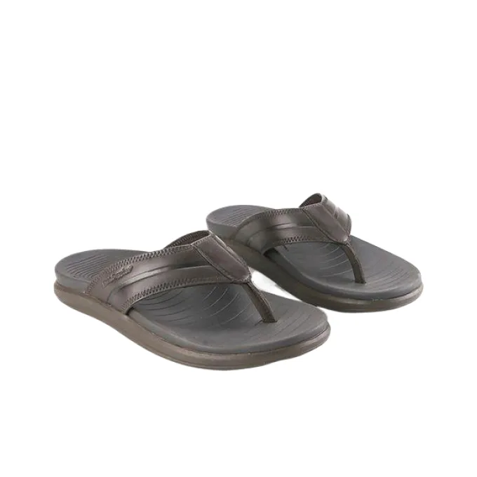 Hush Puppies Abrasion-Resistant Flip Flops Men's Brown-2
